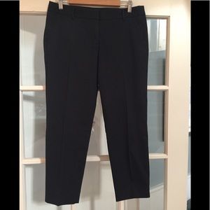 J Crew lightweight cropped black pant 8